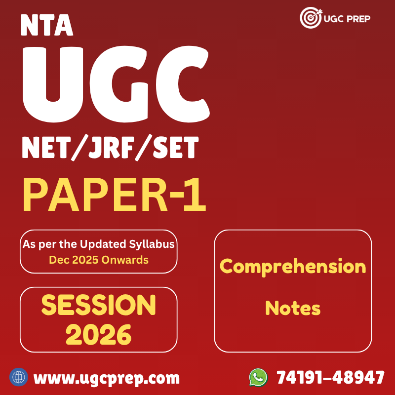 UGC NET Paper 1 Comprehension Notes